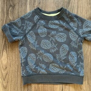 Gymboree 18-24M pineapple top - short sleeve sweatshirt